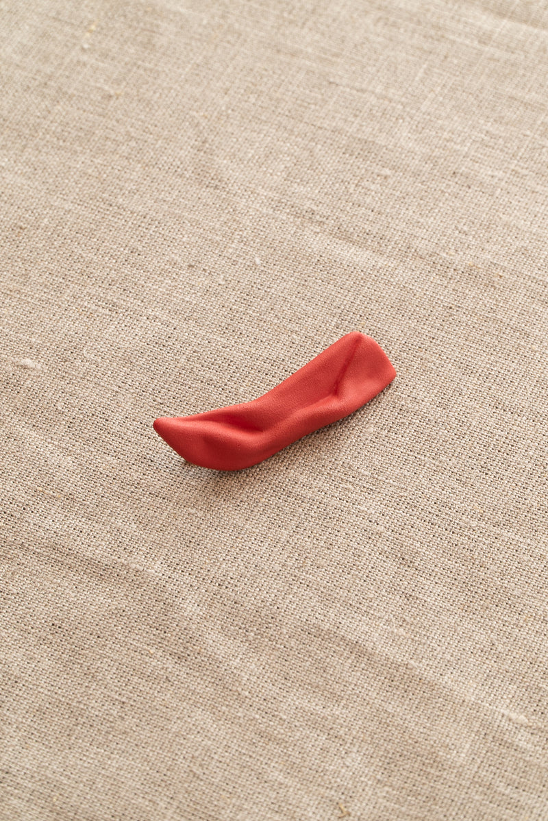 Completedworks Red Ceramic Hair Clip