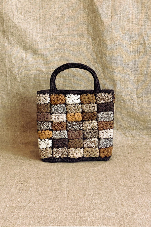 Sophie Digard Patchwork Small Wool Bag