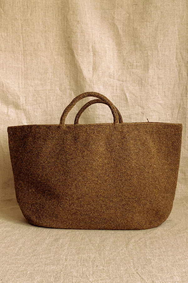 Sophie Digard Brown Wool Bag