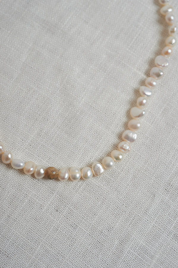 On The Nature Of Things pearl and semi precious bead necklace