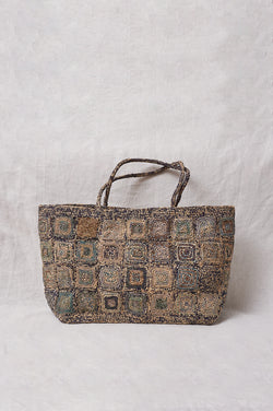 Sophie Digard Large Textured Raffia Bag